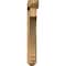 Ekena Millwork Imperial Arts and Crafts Rough Sawn Bracket w/ Offset Brace, Western Red Cedar, 6"W x 34"D x 40"H BKT0604X34X40IMP03RWR - alternate 3